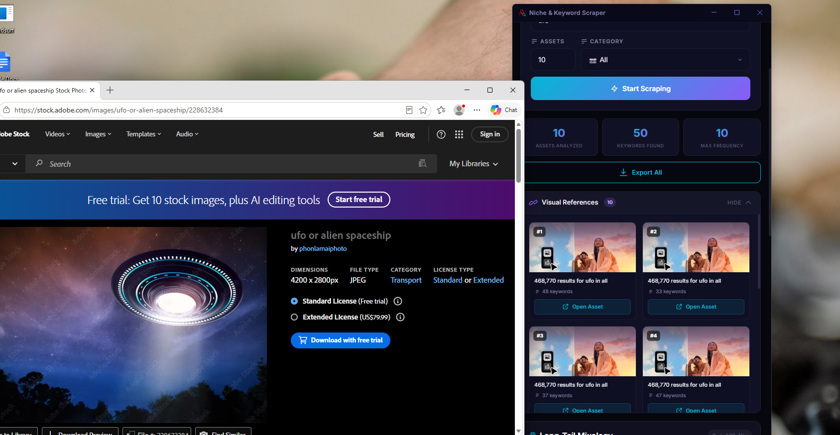 Niche Keyword Scraper — Temukan niche paling profitable dengan analisa keyword otomatis.